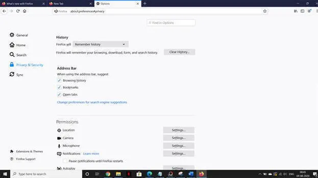search-history