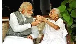 modi-with-mother