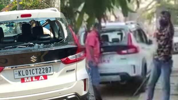 mla-car-attacked- mla-car-attacked-
