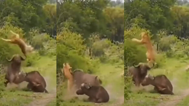 lioness-buffallo lioness-buffallo