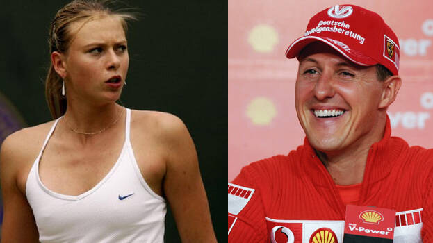 sharapova-schumacher sharapova-schumacher