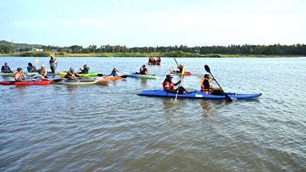 kayaking