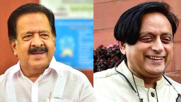 tharoor-and-chennithala