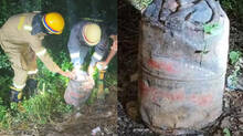 gas-cylinder-on-railway-track-near