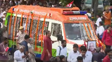 sitaram-yechury-mourning-journey-started-deadbody-to-hand-over-to-aiims