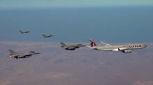 royal-air-force-of-oman-aircraft-accompany-amir-sheikh-tamim-bin-hamad-al-thanis-plane