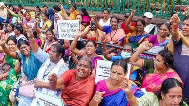 asha-workers-protest