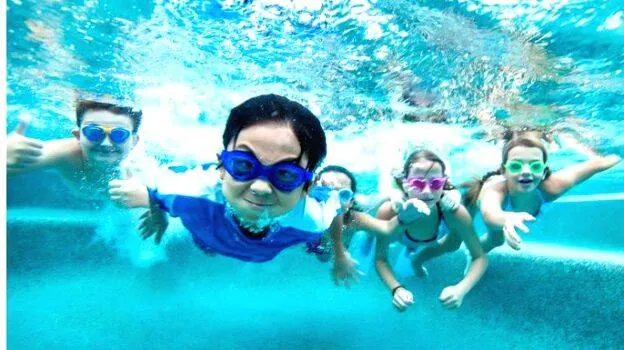 swimming