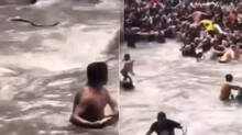 snake-slithers-into-crowded-waterfall-in-mussoorie-sparking-panic-and-chaos