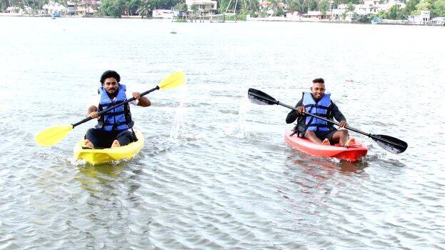 kayakking