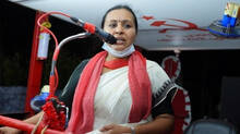 cpm-leaders-protest-against-veena-george