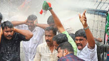 protest-against-health-minister-veena-george