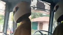 national-strike-ksrtc-driver-wear-helment