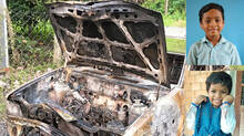 car-blaze-at-palakkad-children-died