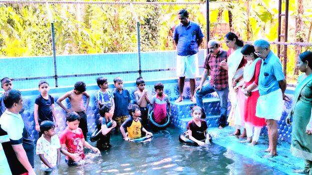 swimming
