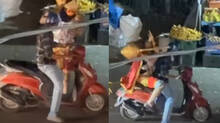 hanuman-takes-rapido-to-reach-ramlila-maidan-on-dussehra
