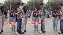 north-indian-youtuber-asks-chant-jai-shri-ram-malayali-girls-reply-goes-viral