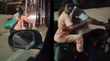 woman-in-lucknow-asks-for-lift-from-bikers-viral-video