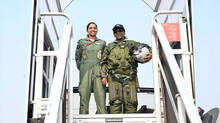 captain-shivangi-singh-whom-pak-claimed-of-capture-poses-with-president