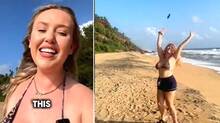 foreign-tourist-praises-varkala-kerala-video