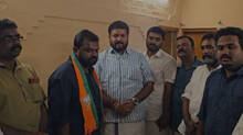 youth-congress-state-secretary-akhil-omanakkuttan-joins-bjp