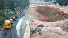 kottiyam-highway-collapsed