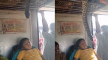python-snake-hanging-over-child-on-a-train