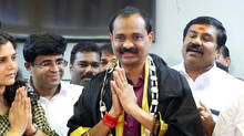 mayor-vv-rajesh-signes-this-file-after-taking-charge-in-the-office