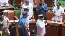 karnataka-governor-walks-out-of-assembly-after-refusing-to-read-govt-speech