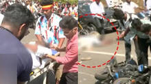 vijay-fans-injured-in-thanjavur-after-trying-to-see-him-accident-caught-on-camera