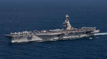 us-warship-uss-gerald-r-fors-catches-fire