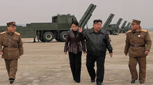 north-korea-tests-nuclear-capable-rocket-launchers-kim-jong-un-attends