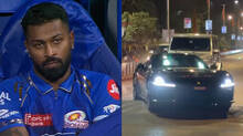 hardik-pandya-ferrari-12cilindri-speed-breaker-struggle-viral