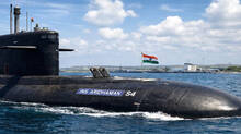 ins-aridhaman-to-be-commissioned-as-rajnath-singh-arrives-in-vizag