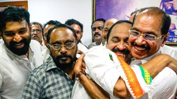 ഇന്ദിരാഭവൻ ആഹ്ലാദതിമിർപ്പിൽ: സതീശൻ മുഖ്യമന്ത്രിയായി