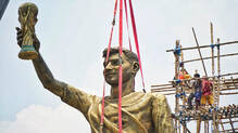 lionel-messis-huge-statue-to-be-demolished-complaints-that-it-sways-in-the-wind