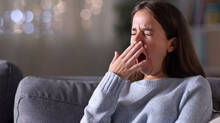 yawning