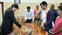 grandmaster-praggnanandhaa-checkmates-cm-vijay-in-friendly-chess-game