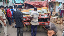 three-children-killed-as-lorry-crashes-into-bus-stop-in-kollam