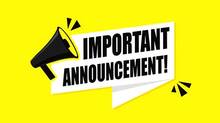 announcement