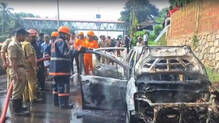 pantheerankavu-car-fire