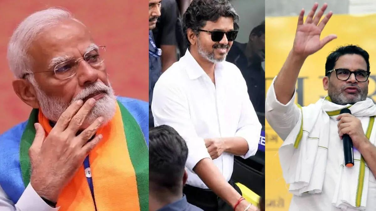 മോദി സ്റ്റൈൽ ഭരണത്തിന് ഫുൾസ്റ്റോപ്പ്? പരമ്പരാഗത രാഷ്ട്രീയം വിട്ട് 'തനിവഴിയിൽ' വിജയ്‌യും പ്രശാന്തും,​ അടുത്ത തലമുറ എങ്ങോട്ട്?
