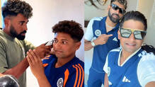 mohammed-siraj--sarfaraz-hair-cut-funy-video