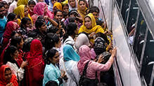 priyadarshini-bus-service-staff-protest