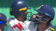 kl-rahul-hugs-devdutt-padikkal-after-surviving-lbw-review-on-teammates-advice-in-sri-lanka-test