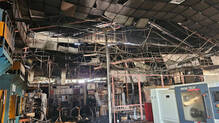 fire-broke-out-at-thrissur-arian-tools-and-components