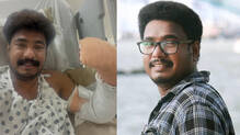actor-aneesh-gopal-hand-injury-surgery-hospital-live-video-accident