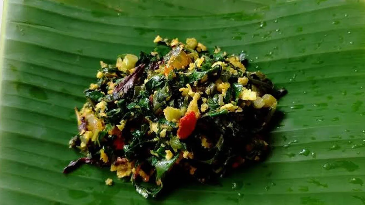 mulberry-leaves-thoran
