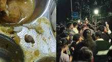 worms-found-in-hostel-food-students-protest-against-soon-university-in-dehradun