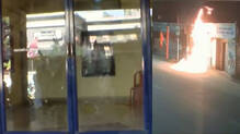 thiruvananthapuram-congress-office-attack